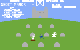Ghost Manor & Spike's Peak screenshot 4 for Atari 2600